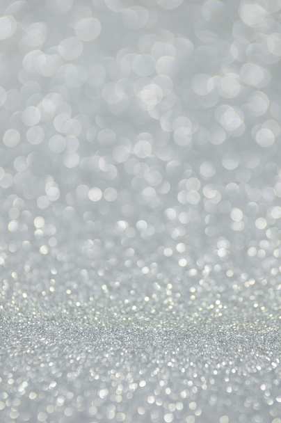 defocused abstract silver lights background - Photo, Image