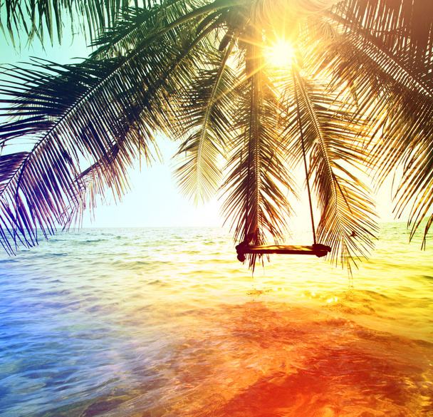 Tropikalna plaża - Zdjęcie, obraz