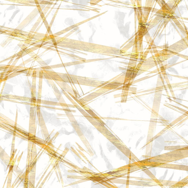 Gold metallic handmade rice paper texture. Seamless washi sheet background with golden metal flakes. For modern wedding texture, elegant stationery and minimal japanese style design elements. - Zdjęcie, obraz