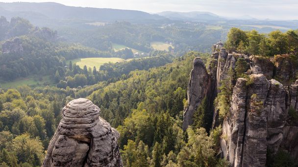 Sächsische Schweizer Felsformation bei dresden - Foto, Bild