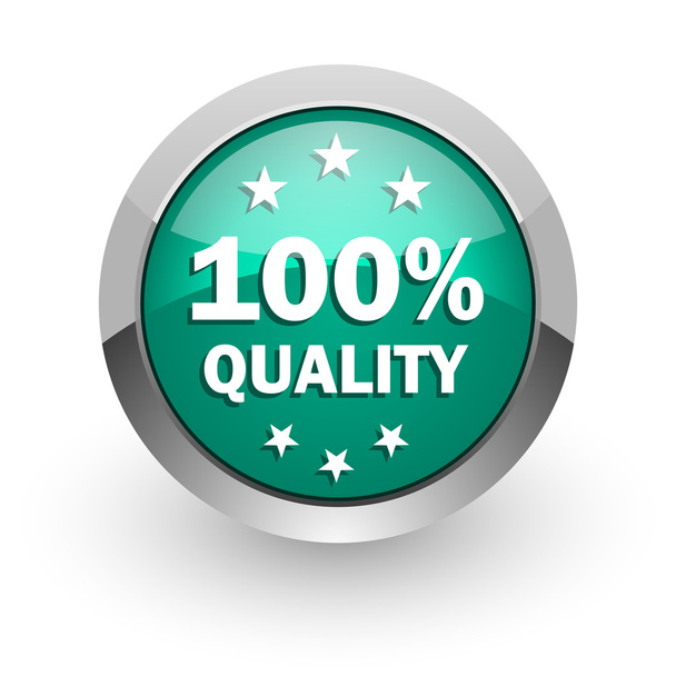 quality green glossy web icon - Foto, afbeelding