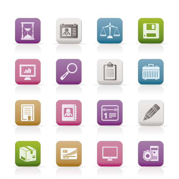 Business and office Icons - Vettoriali, immagini