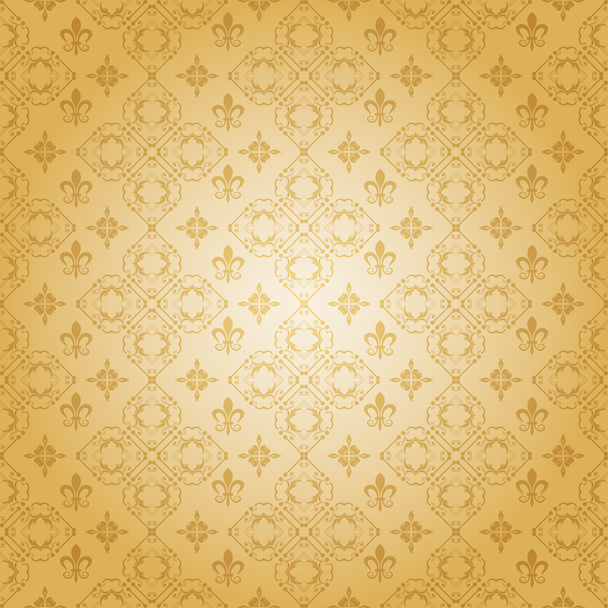 ダマスク織の装飾的な壁紙です。ヴィンテージのパターン. - 写真・画像