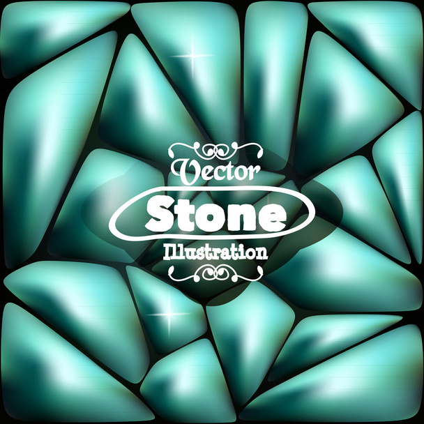 Stone blue background for your ideas - ベクター画像