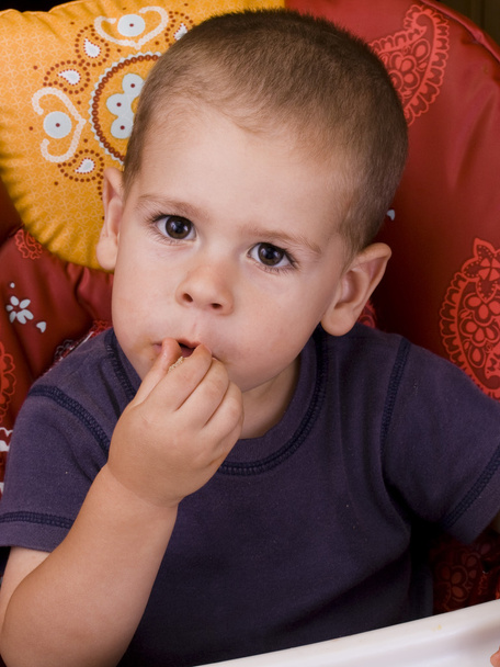 Boy eating - Foto, imagen