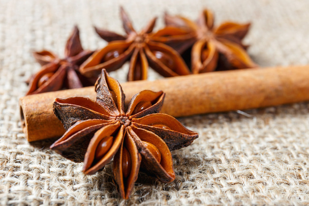 cinnamon and anise  - Photo, Image