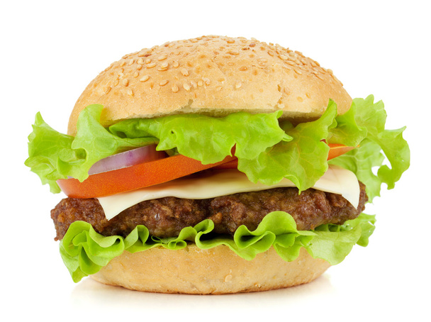 Fresh burger with beef - Fotografie, Obrázek