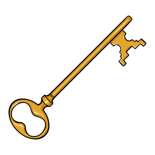 antyczne klucz - Wektor, obraz