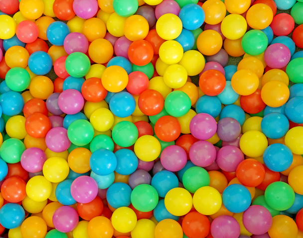 Багато кольорових пластикових кульок для тла
 - Фото, зображення