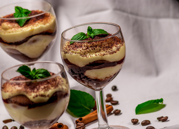 Tiramisu dessert - Photo, image