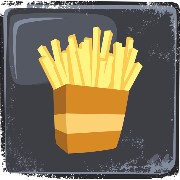 French fries - Vector, Image