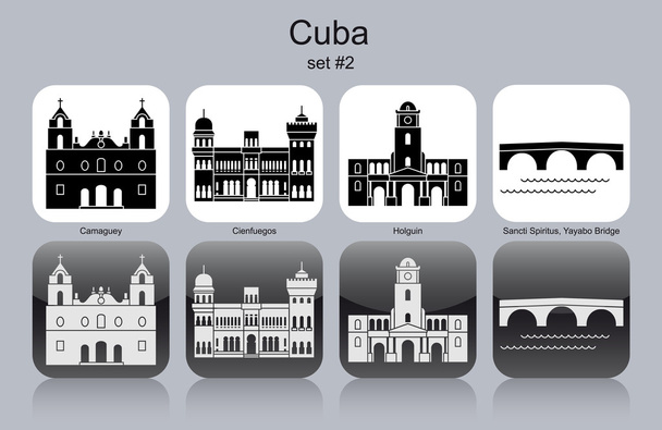Ikonen Kubas - Vektor, Bild