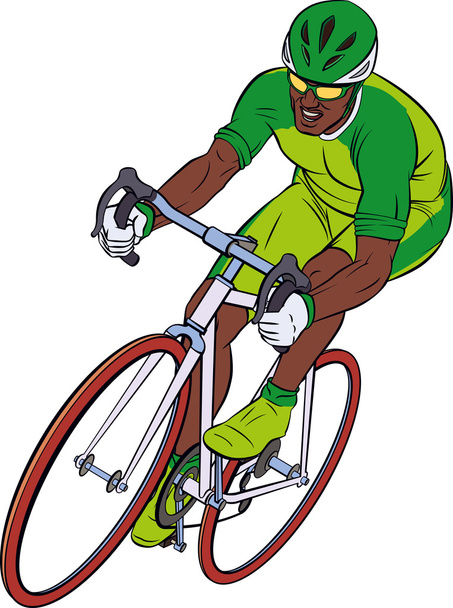 Активный велоспорт
 - Вектор,изображение