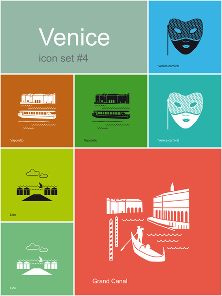 Иконы Венеции
 - Вектор,изображение