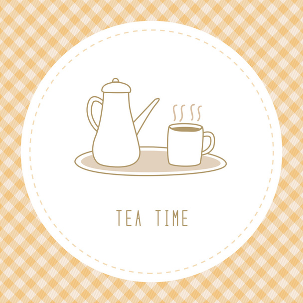 Tea time3 - Vektor, Bild