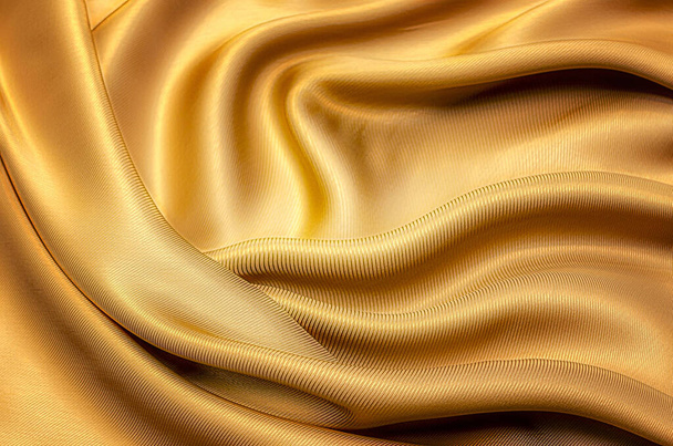 Lining fabric of viscose orange - Photo, Image