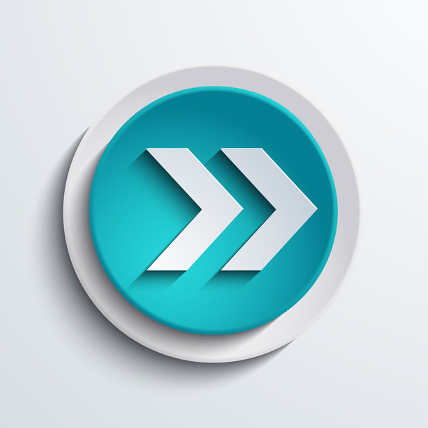 vektorové ikony moderní modrý kruh. prvek webové - Vektor, obrázek