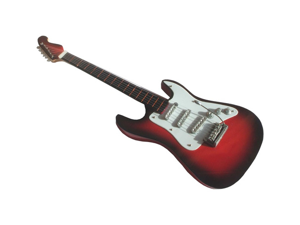 Guitarra roja
 - Foto, Imagen