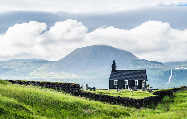 Icelandic church Búðir - Photo, Image