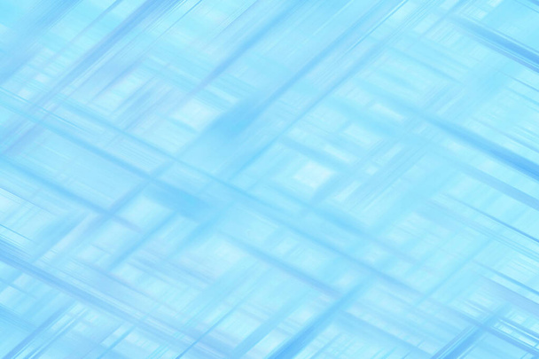 Azul claro brillante gradiente fondo con líneas diagonales perpendiculares rayas oblicuas, celdas. Puede ser utilizado para sitios web, folletos, carteles, impresión y diseño. - Foto, Imagen