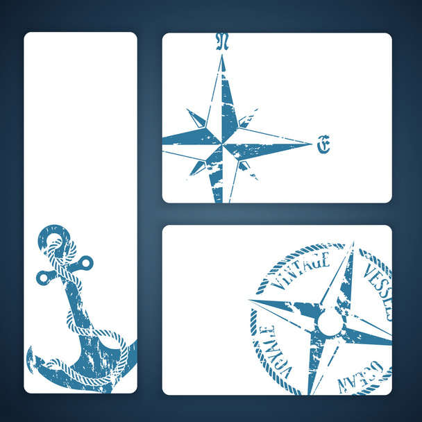 Nautical banners - Vector, Image