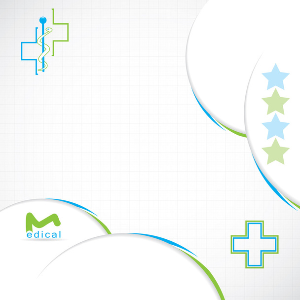 Vector Brochure Layout Design Template green medical - Вектор,изображение