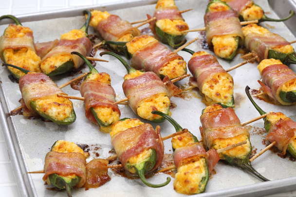 Jalapeno poppers  just taken out of the oven. - Photo, Image