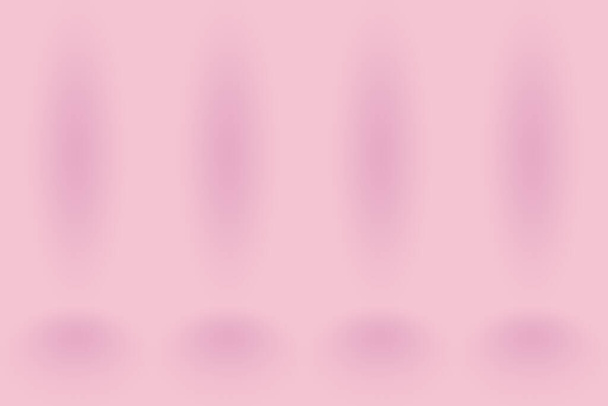 Fundo rosa abstrato Natal Valentine design layout, estúdio, quarto, modelo web, relatório de negócios com cor gradiente círculo liso
. - Foto, Imagem
