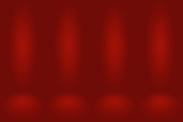 Résumé Fond rouge Conception de mise en page Valentines de Noël, studio, pièce, modèle Web, rapport d'entreprise avec une couleur de dégradé de cercle lisse
 - Photo, image