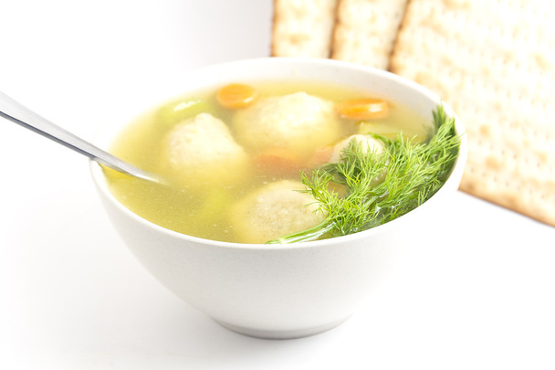 sopa de bola matzoh
 - Foto, Imagem