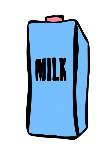 Doodle milk - Foto, immagini