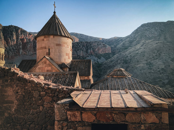 アルメニアのノラバンクの中世修道院 - 写真・画像