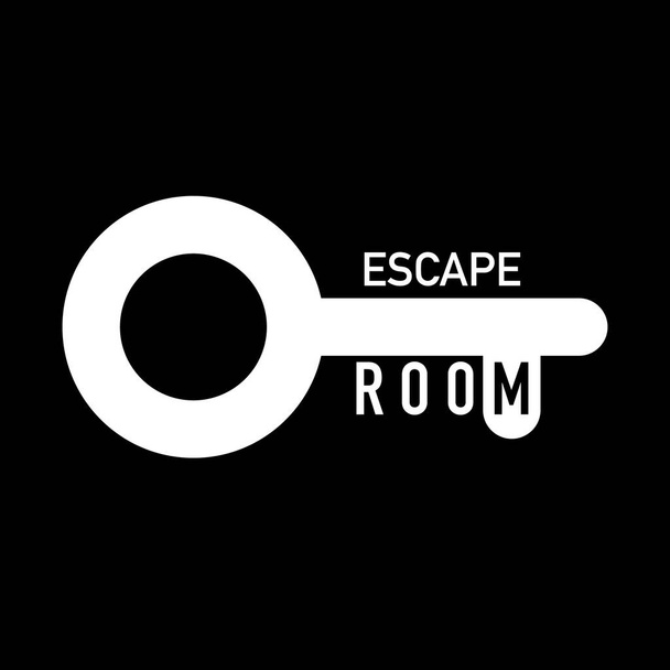 Escape Room Logo auf weiß. Escape-Room-Symbol. Abzeichen Illustration auf weißem Hintergrund. - Vektor, Bild
