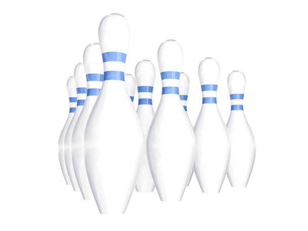 Bowling pins - Photo, Image
