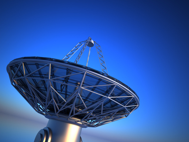 Parabolik anten (radyo teleskop)  - Fotoğraf, Görsel