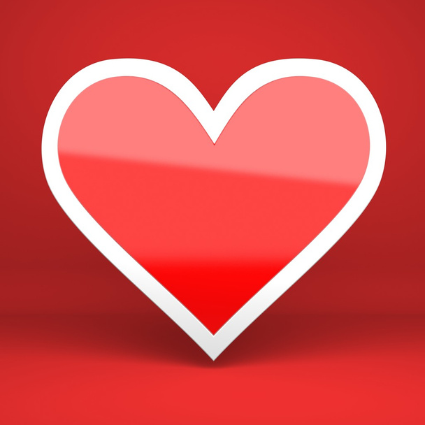 Corazón rojo
 - Foto, Imagen
