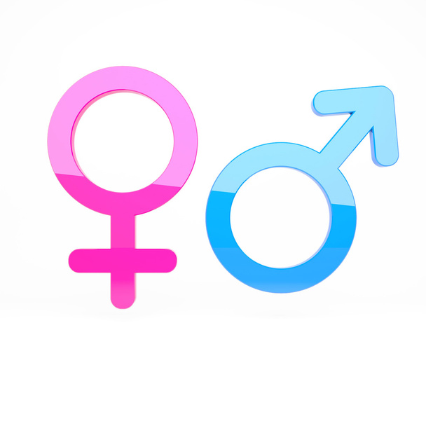 Signos masculino y femenino
 - Foto, Imagen