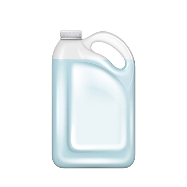Vector de recipiente en blanco de fluido de lavadora de ventanas de coche - Vector, imagen