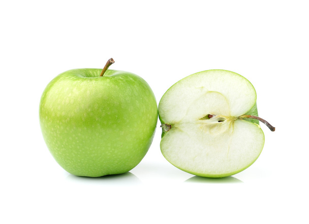 Pomme verte isolée sur fond blanc - Photo, image