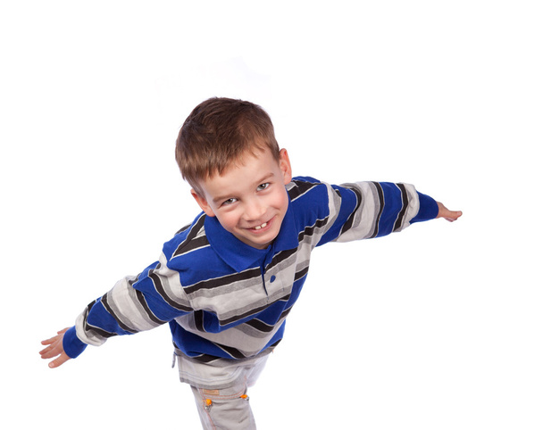 Boy stretches his hands - Φωτογραφία, εικόνα