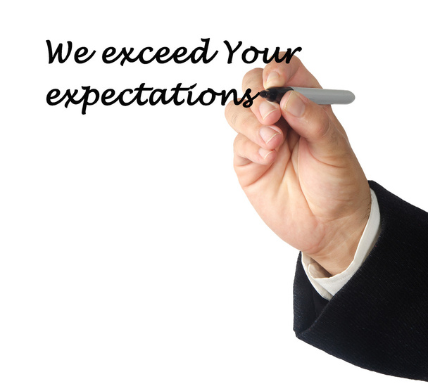 We exceed Your expectations - Photo, Image