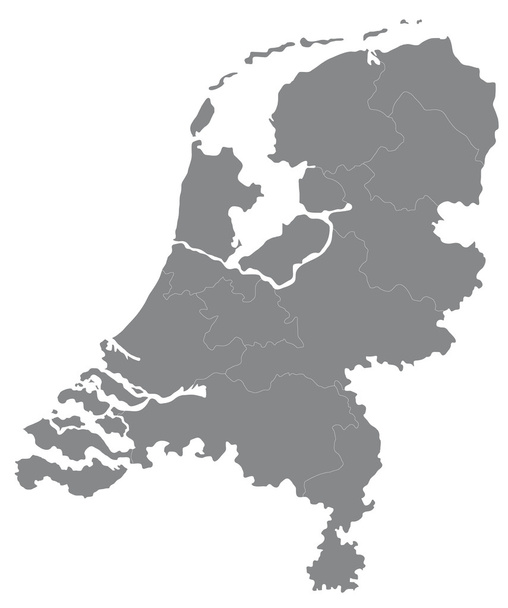 Mappa dell'Olanda
 - Vettoriali, immagini