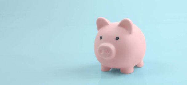Piggy bank and finance money saving - Fotoğraf, Görsel