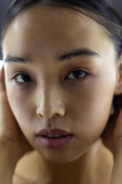 Portrait of attractive asian woman. Model tests. - Zdjęcie, obraz