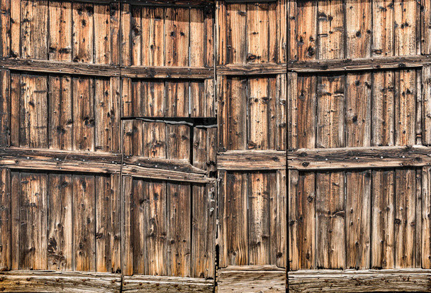 Ρουστίκ ξύλινη πύλη, αφηρημένη φόντο. - Φωτογραφία, εικόνα