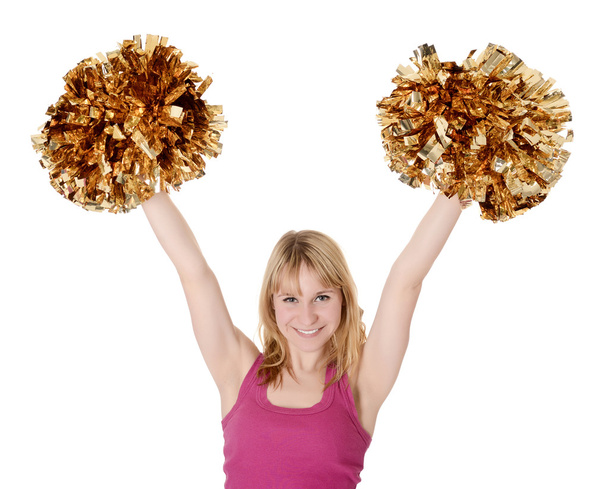 cheerleader vreugde - Foto, afbeelding