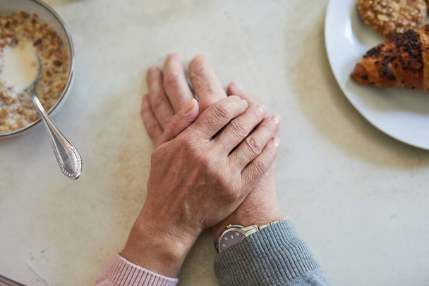 Senior People Holding Hands Close Up - Photo, Image