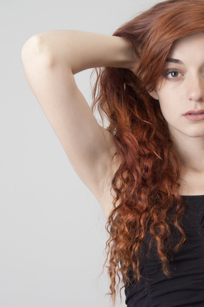Red-haired girl - Photo, Image