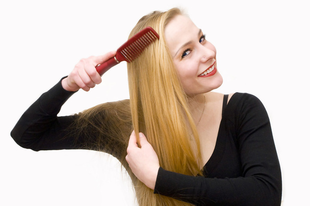 Para peinar el cabello
 - Foto, imagen