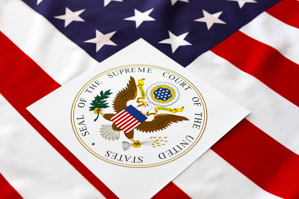 Logo Sello de la Corte Suprema de los Estados Unidos - Foto, imagen